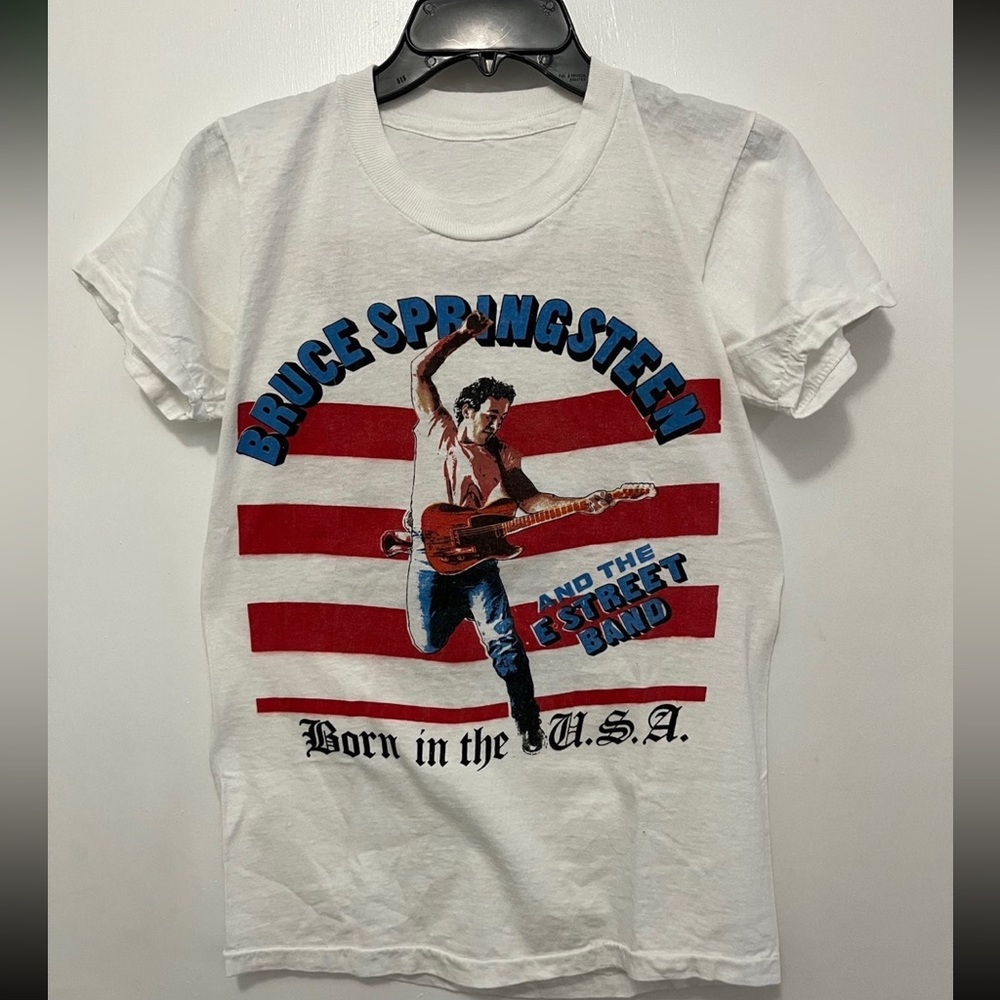 COPY - Bruce Springsteen 1985 giants stadium concert size small/ medium shirt